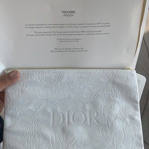 Stunning.. velveteen like fabric, Dior trouser pouch